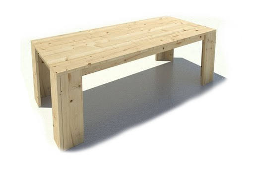 Steigerhout tafel zelf maken